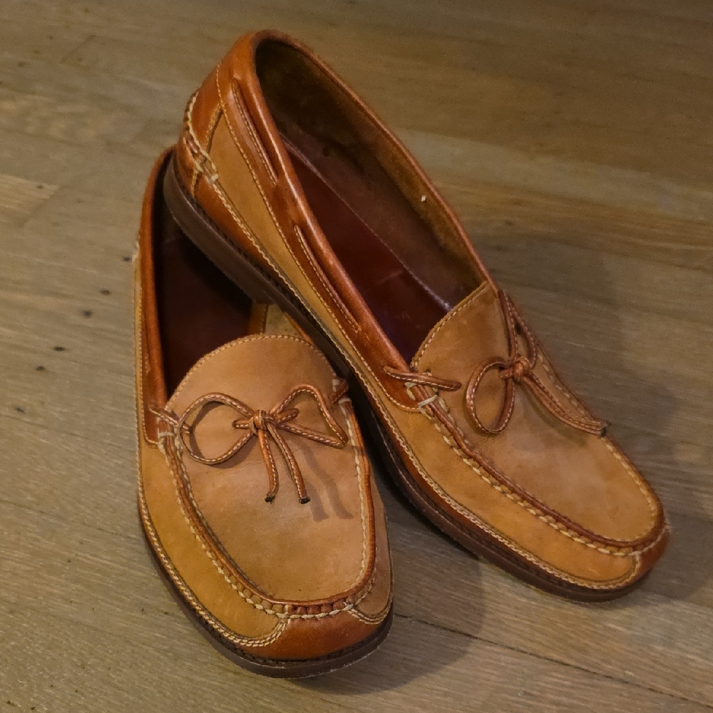 Cole Haan Mens Brown Leather Slip-On Loafers Size 13M #13043